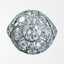 Antique Art Deco Diamond Bombe Cluster Ring 4ct Total
