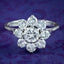 Antique Edwardian Diamond Daisy Cluster Ring 2.25ct Total