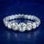 Antique Georgian Rose Cut Diamond Eternity Ring 2.2ct Total