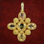 Antique Georgian Yellow Topaz Pendant 18ct Gold