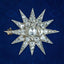 Antique Victorian Diamond Star Brooch Silver 15ct Gold 3ct Total