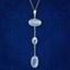 Antique Victorian Moonstone Pearl Drop Pendant Necklace
