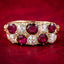 Antique Victorian Ruby Diamond Checkerboard Ring 0.68ct Ruby