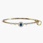 Antique Edwardian Austro-Hungarian Sapphire Diamond Daisy Bangle