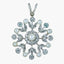 Antique Edwardian Diamond Pearl Pendant 15ct Gold
