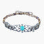 Antique Victorian Opal Diamond Bracelet Silver 15ct Gold