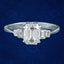 Art Deco Diamond Five Stone Ring 1.67ct Total
