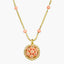 Antique Victorian Coral Diamond Pendant Necklace 15ct Gold With Locket