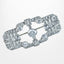 Antique Art Deco French Diamond Brooch Platinum 5ct Total