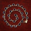 Vintage Garnet Riviere Necklace 9ct Gold