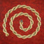 Vintage Rope Twist Chain Necklace 9ct Gold Dated 1979