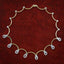 Vintage Ruby Diamond Collar Necklace Two Tone 18ct Gold