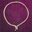 Vintage Snake Collar Necklace Ruby Eyes 9ct Gold
