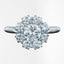 Vintage Diamond Daisy Cluster Ring 1.60ct Total