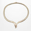 Vintage Snake Collar Necklace Ruby Eyes 9ct Gold Dated 1973