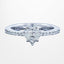 Vintage Style Diamond Heart Cluster Ring 0.76ct Total