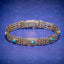 ANTIQUE VICTORIAN TURQUOISE GATE BRACELET 9CT GOLD CIRCA 1900 COVER