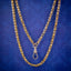 ART DECO SOLID 18CT GOLD GUARD CHAIN 58 GRAMS CIRCA 1920 COVER