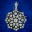 Antique Edwardian Diamond Star Pendant 5ct Of Diamond With Box