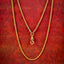 Antique Victorian 18ct Gold Rope Guard Chain Necklace