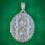 Antique Victorian Silver Owl And Swallow Locket Circa 1890