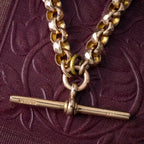 Antique Victorian Albert Chain Necklace 16.8 Inch