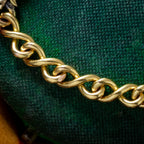 Antique Victorian Peridot Diamond Bracelet 18ct Gold