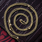 Antique Victorian Guard Chain Necklace 9ct Gold 58 Inch