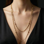 Antique Victorian Guard Chain Necklace 9ct Gold 58 Inch