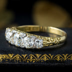 Antique Victorian Diamond Ring 2.15ct Old Cut Diamonds