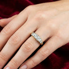 Antique Victorian Diamond Ring 2.15ct Old Cut Diamonds
