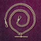 Antique Art Deco Albert Chain 9ct Gold Dated 1920