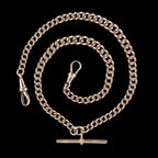 Antique Art Deco Albert Chain 9ct Gold Dated 1920