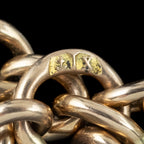 Antique Art Deco Albert Chain 9ct Gold Dated 1922 