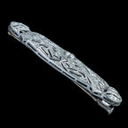 Antique Art Deco Diamond Brooch Platinum 1.9ct Total 