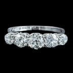 Antique Edwardian Diamond Ring 1.75ct Old Cut Diamonds