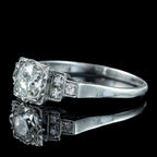 Antique Art Deco Diamond Ring 1.38ct Total