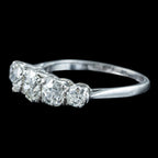 Antique Edwardian Diamond Ring 1.75ct Old Cut Diamonds