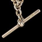 Antique Edwardian Albert Chain 9ct Gold 
