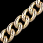 Antique Edwardian Albert Chain 9ct Gold 