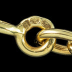 Antique Edwardian Albert Chain Necklace 18ct Gold