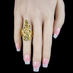 Antique Edwardian Art Nouveau Diamond Nymph Maiden Ring 