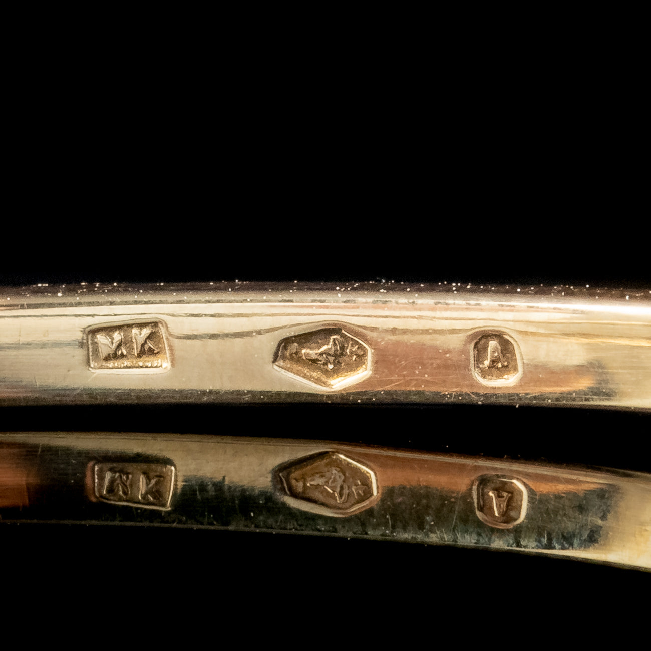 Antique Victorian Austro-Hungarian Sapphire Diamond Bangle 14ct Gold 
