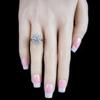 Antique Edwardian Diamond Daisy Cluster Ring 2.25ct Total