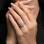 Antique Edwardian Diamond Daisy Cluster Ring 0.72ct Total