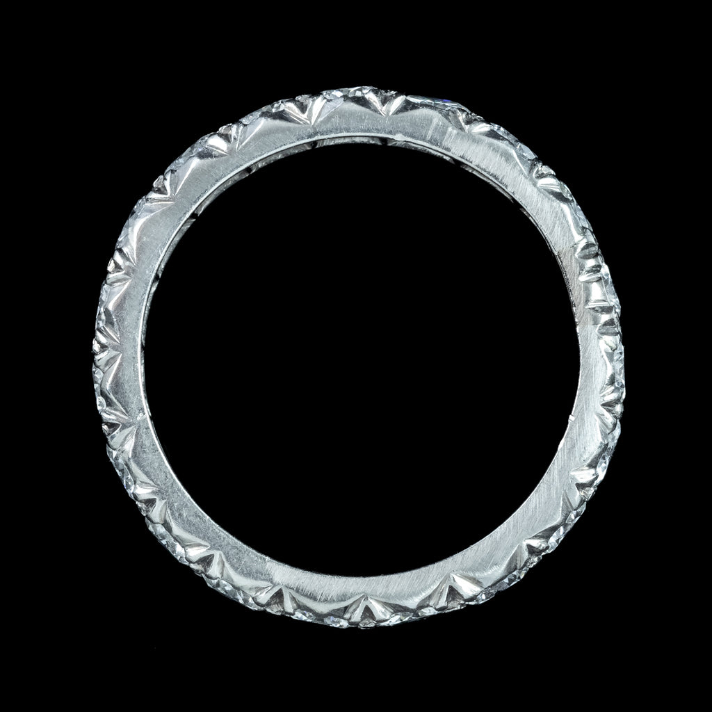 Antique Edwardian Diamond Eternity Ring 2.7ct Total