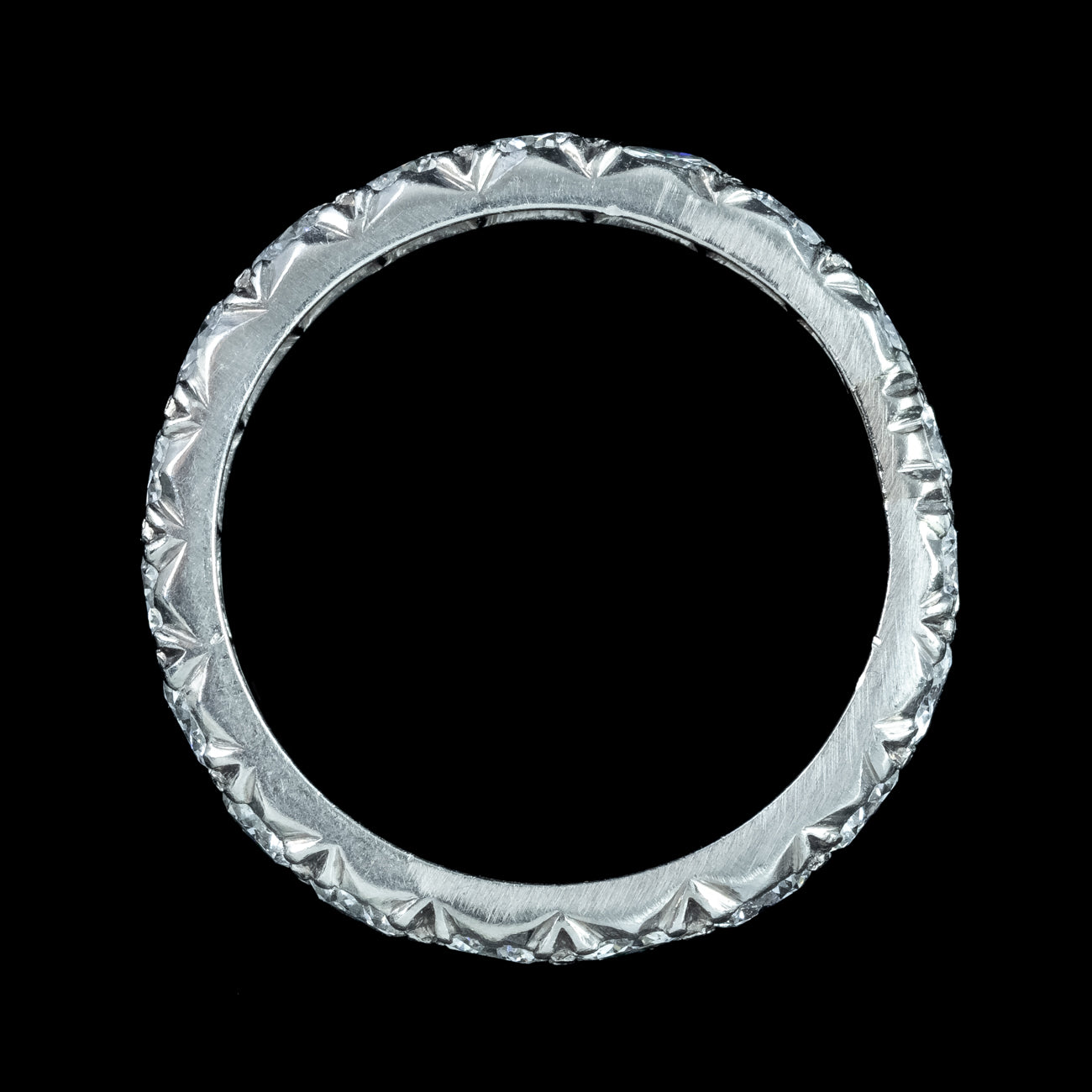Antique Edwardian Diamond Eternity Ring 2.7ct Total