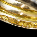 Antique Edwardian Diamond Snake Ring Dated 1918