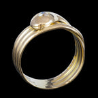 Antique Edwardian Diamond Snake Ring Dated 1918