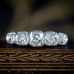 Antique Georgian Diamond Five Stone Ring 2.5ct Total